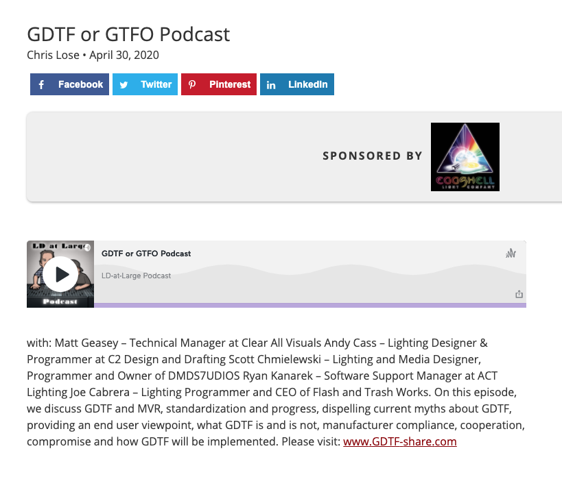 GDTF or GTFO Podcast